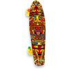 Teorema Skateboard Con Ruote Led - Arancione