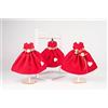 Sara's Idea vestitino big dolls con gruccia e sali profumati con ceramica assortita h 24 con armadietto