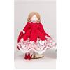 Sara's Idea Dolls femminuccia vestito con pizzo h 26 con supporto e scatola armadietto