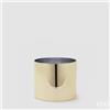 Enzo De Gasperi EDG Enzo De Gasperi Vaso Cilindro Oro H15 D18 NIDA