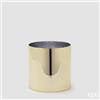 Enzo De Gasperi EDG Enzo De Gasperi Vaso Cilindro Oro H20 D20 NIDA