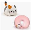 PUCKATOR CUSCINO DA VIAGGIO CON PELUCHE 2 IN 1 LOLA LA GATTA