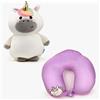 PUCKATOR CUSCINO DA VIAGGIO CON PELUCHE 2 IN 1 ASTRA L'UNICORNO