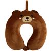 PUCKATOR CUSCINO DA VIAGGIO IN MEMORY FOAM RELAX ORSO ANIMALI DOLCI