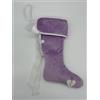 Sara's Idea calza befana mini velluto glicine con fascia 14X22