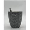 NIPPON TOKYO DESIGN STUDIO NIPPON BLACK TAZZA 8.4X6.5 C/CUCCHIAINO 1