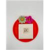 CHIARAELA PIATTINO TONDO CORALLO CON SAPONE 10X10