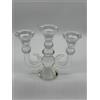 RANOLDI CRISTALLO CANDELIERE TRE FIAMME 23X19