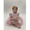 SARA'S IDEA BALLERINA GRANDE IN PORCELLANA POSIZIONI ASSORTITE H16 ROSA CONFETTO BIONDA