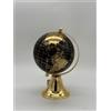 ENCANTADA GLOBO MAPPAMONDO MEDIO NERO/ORO H 16 CM BASE METALLO
