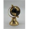 ENCANTADA GLOBO MAPPAMONDO PICCOLO NERO/ORO H 10 CM BASE METALLO