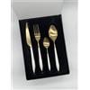 BUGATTI SET POSATE 24 PZ COMPACT ARES BIANCO /GOLD