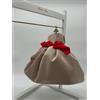 Sara's Idea vestitino big dolls velluto NUDO con gruccia e sali profumati con fiocco nastro h 24 con armadietto