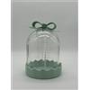 BACI MILANO Mini porta bonbon Alzatina con cupola in acrilico verde tiffany 9x14