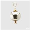 Enzo De Gasperi EDG Enzo De Gasperi Decorazione Natale Melograno Vetro D 8 Cm PINK Gold