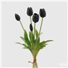 Enzo De Gasperi EDG Enzo De Gasperi Bouquet Di Tulipani Nero 39 CM