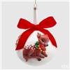 Enzo De Gasperi EDG Enzo De Gasperi Palla di Natale in Vetro Bamby Bianca con Collo Lungo D10
