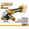 INGCO SMERIGLIATRICE ANGOLARE 115MM CORPO MACCHINA BRUSHLESS INGCO CAGLI201158