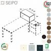 SEIPO DECK Elemento superiore a giorno L.420 in laminato Seipo DTP.1074 78 75