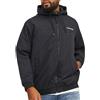 JACK & JONES PLUS Jjerush Hood Bomber Noos Pls, Nero/Dettaglio: Solido, XXXXXXL Uomo