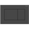 Geberit - Geberit placca di comando doppio tasto nero opaco Sigma 20 per risciaquo a 2 quantità WC 115883161