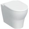 Geberit - Set vaso a pavimento a cacciata Geberit Selnova Premium a filo parete con sedile del vaso 501994001