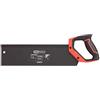 KS TOOLS Seghetto per lavori di finitura, 350 mm, 2 angoli di taglio 12 Tpi, manico bimateriale