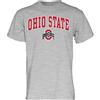 Blue 84 The Blue Brand NCAA Ohio State Buckeyes Mens T Shirt Grigio Arching Over, Ohio State Buckeyes Grigio, L