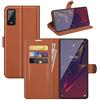 Cover per Wiko Power U10/U20 Custodia a Portafoglio, Pelle PU Magnetica Staffa Flip Custodia, Slot per Schede, Custodia a Portafoglio Compatibile con Wiko Power U10/U20-Giallo