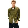 Tommy Jeans Tjm Original Stretch Shirt Dm0dm04405, Camicia a Maniche Lunghe Uomo, Marrone (Pecan Nut), XS