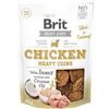 Brit Jerky Snack Pollo Carnoso Coins con Insetto 80g
