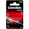 Camelion 12050204 - Pile alcaline a bottone, senza mercurio AG4/LR66/LR626/377 (1,5 V, confezione da 2)