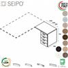 SEIPO DECK Appendice con cassettiera portante in laminato Seipo DTP.0030 31 32