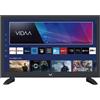 Majestic Smart TV 19 Pollici HD Ready Display LED DVB T2/S2 Sistema VIDAA colore Nero - SM19V1