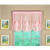 Today's Curtain Emelia Original - Inserto a ventaglio in voile, colore rosa, 76,2 x 101,6 cm (lunghezza x larghezza)