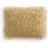 Beatrice Home Fashions - Copriletto in ciniglia Medallion, una piazza e mezzo, colore: oro.