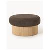 Westwing Collection Pouf grande imbottito con contenitore Nala