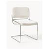 Westwing Collection Sedia cantilever in velluto a coste Don