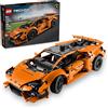 LEGO Technic Lamborghini Huracán Tecnica Orange Toy Cars - Giocattoli da costruzione per bambini, ragazzi e ragazze, età 9+ - Lamborghini Toy Car W/V10 motore e sterzo - Idee regalo per compleanni -