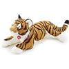 Trudi Tigre Bruce Tigre mascotte peluche, regalo di Natale e compleanno. | 39x23x46cm taglia L | Animali Esotici tropicali | modello 27138