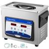 VEVOR Vasca Ultrasuoni Pulitore Ultrasuoni Lavatrice Ultrasuoni Detergente Ultrasonico Detergente per Gioielli Detergente digitale Sonic 3,2 l