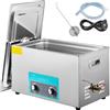 VEVOR 30L Pulitore Ultrasuoni in Acciaio Inox 304 Pulitori ad Ultrasuoni Digitale con Riscaldatore Timer Macchina per la Pulizia di Disinfettanti per Carburatori Parti in Ottone Gioielli Dentali