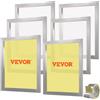VEVOR Kit di Telaio per Stampa Serigrafica in Lega di Alluminio 50,8 x 61 cm 160 Maglie Pulizia Facile, Telaio Serigrafico 6 Pezzi per Macchina di Stampa Serigrafica Spessore 2,5cm Quantità Maglie 160