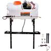 VEVOR Spruzzatore per ATV UTV 60 L, Spruzzatore da Giardino con Pompa 12 V Serbatoio dell'Acqua, Polverizzatore con Tubo da 6,1 m, Portata della Pompa 7 L/min, Pressione Regolabile 0-72 PSI, Bianco