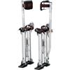 VEVOR Trampoli in Alluminio per Edilizia Altezza Regolabile 45,7-76,2cm Misura di Piedi 27-29cm, Trampoli in Alluminio per Lavori Interni Esterni Cartongessisti Muratori Pittori Spettacoli in Costume