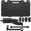 VEVOR Set di Chiave Dinamometrica 25,4 mm Rapporto 1:58 Moltiplicatore di Forza con 4 Bussole, Set Moltiplicatore Svita Bulloni 4800 Nm per la Rimozione dei Dadi per Riparazione Auto Officina Garage