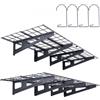 VEVOR 2 PZ 6x2 ft Scaffalature per garage Scaffalature per carichi pesanti montate a parete