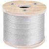 VEVOR Fune Metallica 3/16" Diametro 4,8mm Cavo in Acciaio Inox 304 Guardrail, Ringhiera, Stendibiancheria, Ringhiera delle Scale, Recinzione del Giardino