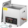VEVOR Pulitore a Ultrasuoni Aggiornato 10 L (riscaldatore 400 W ultrasuoni 240 W) Pulitore a Ultrasuoni da Laboratorio Digitale con Temporizzatore del Riscaldatore per Pulizia di Parti di Strumenti