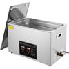 VEVOR Pulitore a Ultrasuoni Display Digitale in Acciaio Inox Capienza 30 Litri con Riscaldamento Tempo Temperatura Regolabile, Macchina Pulitrice a Ultrasuoni per Gioielli Occhiali Orologi Laboratorio